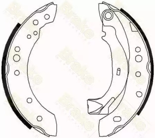 Комплект тормозных колодок Brake ENGINEERING SH2577