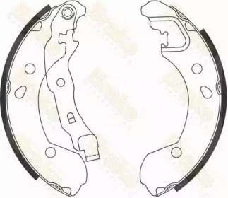 Комплект тормозных колодок Brake ENGINEERING SH2594