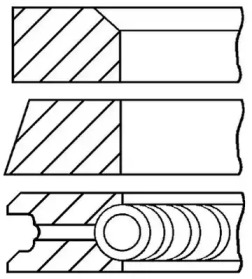 Комплект колец GOETZE ENGINE 08-527500-00