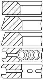 Комплект колец GOETZE ENGINE 08-292800-00