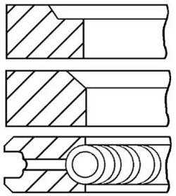 Комплект колец GOETZE ENGINE 08-170600-10