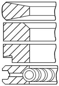 Комплект колец GOETZE ENGINE 08-420100-00