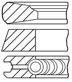 Комплект поршневых колец GOETZE ENGINE 08-109200-00