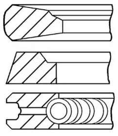 Комплект поршневых колец GOETZE ENGINE 08-112100-00