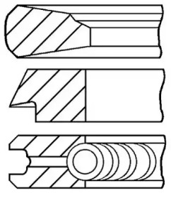 Комплект поршневых колец GOETZE ENGINE 08-325600-00