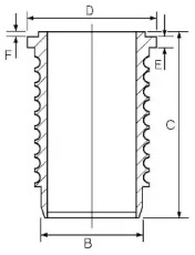 Гильза цилиндра GOETZE ENGINE 14-670010-00