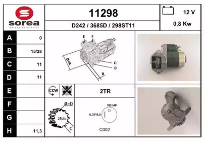 Стартер EAI 11298