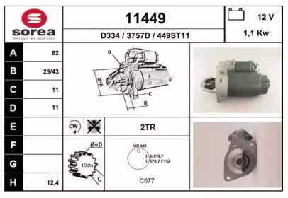 Стартер EAI 11449