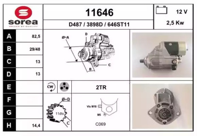 Стартер EAI 11646