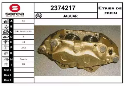 Тормозной суппорт EAI 2374217