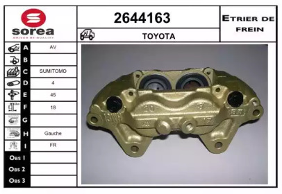 Тормозной суппорт EAI 2644163