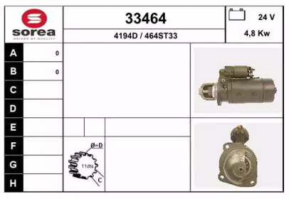 Стартер EAI 33464