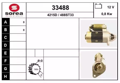 Стартер EAI 33488