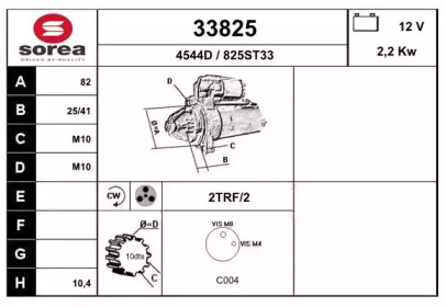 Стартер EAI 33825