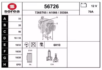 Генератор EAI 56726