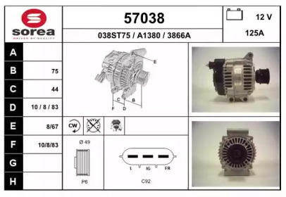 Генератор EAI 57038