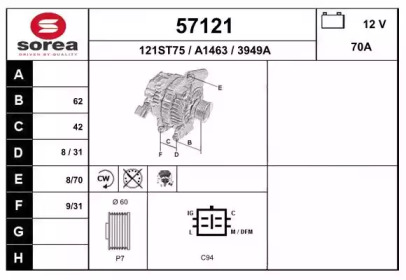 Генератор EAI 57121