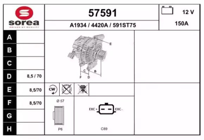 Генератор EAI 57591