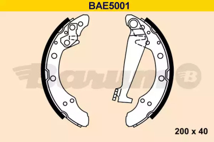 Комлект тормозных накладок BARUM BAE5001