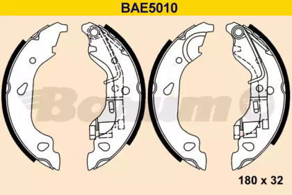 Комлект тормозных накладок BARUM BAE5010