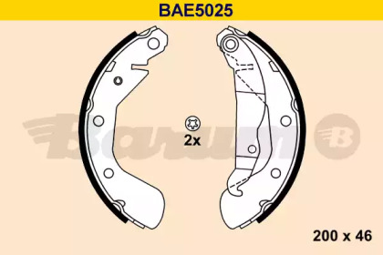 Комлект тормозных накладок BARUM BAE5025