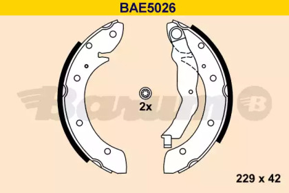 Комлект тормозных накладок BARUM BAE5026