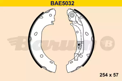 Комлект тормозных накладок BARUM BAE5032