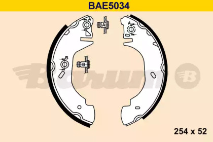 Комлект тормозных накладок BARUM BAE5034