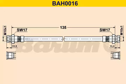 Шлангопровод BARUM BAH0016