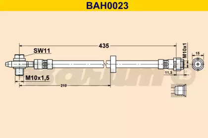 Шлангопровод BARUM BAH0023