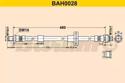 Шлангопровод BARUM BAH0028