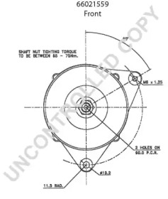 Генератор PRESTOLITE ELECTRIC 66021559