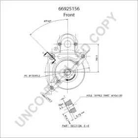 Стартер PRESTOLITE ELECTRIC 66925156