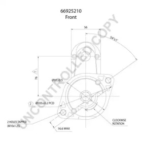 Стартер PRESTOLITE ELECTRIC 66925210