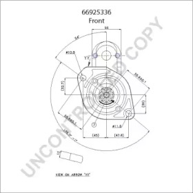 Стартер PRESTOLITE ELECTRIC 66925336