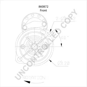 Стартер PRESTOLITE ELECTRIC 860872