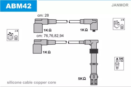 Комплект электропроводки JANMOR ABM42