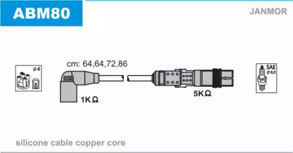 Комплект электропроводки JANMOR ABM80