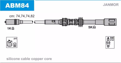 Комплект электропроводки JANMOR ABM84