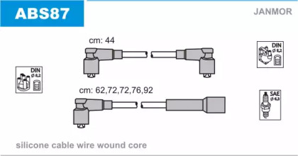 Комплект электропроводки JANMOR ABS87