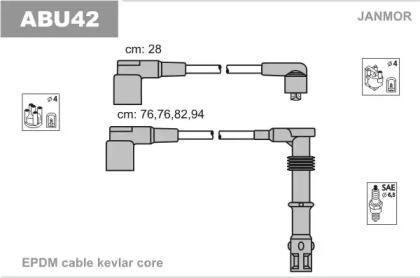 Комплект электропроводки JANMOR ABU42