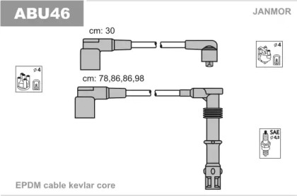 Комплект электропроводки JANMOR ABU46