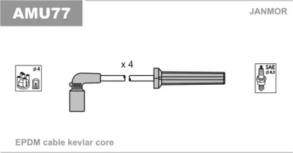 Комплект электропроводки JANMOR AMU77