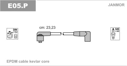 Комплект электропроводки JANMOR E05.P