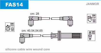 Комплект электропроводки JANMOR FAS14