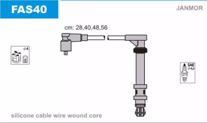 Комплект электропроводки JANMOR FAS40