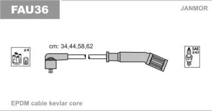 Комплект электропроводки JANMOR FAU36