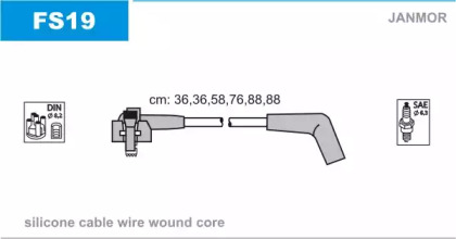 Комплект электропроводки JANMOR FS19