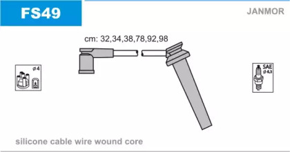 Комплект электропроводки JANMOR FS49