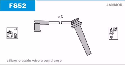 Комплект электропроводки JANMOR FS52
